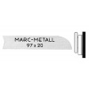 Marc-Metal 97mm x 20mm - Farblos eloxiert