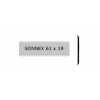 Sonex 61mm x 19mm - Farblos eloxiert