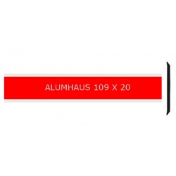 Alumhaus 109mm x 20mm - Rot eloxiert
