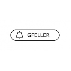 Gfeller Symbol 55mm x 11.5mm - Weiss