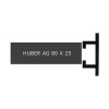 Huber 80mm x 25mm - Schwarz eloxiert