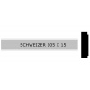 Schweizer 105mm x 15mm - Farblos eloxiert