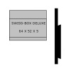 Swiss-Box Deluxe 64mm x 52mm Blank - Farblos eloxiert