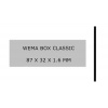 Wema-Box Classic 87mm x 32mm - Farblos eloxiert